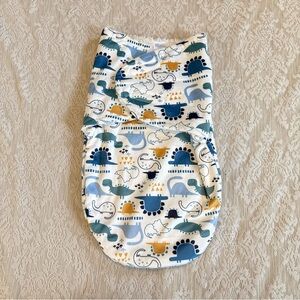 Baby Gear fleece dinosaur print plush snuggle wrap swaddle